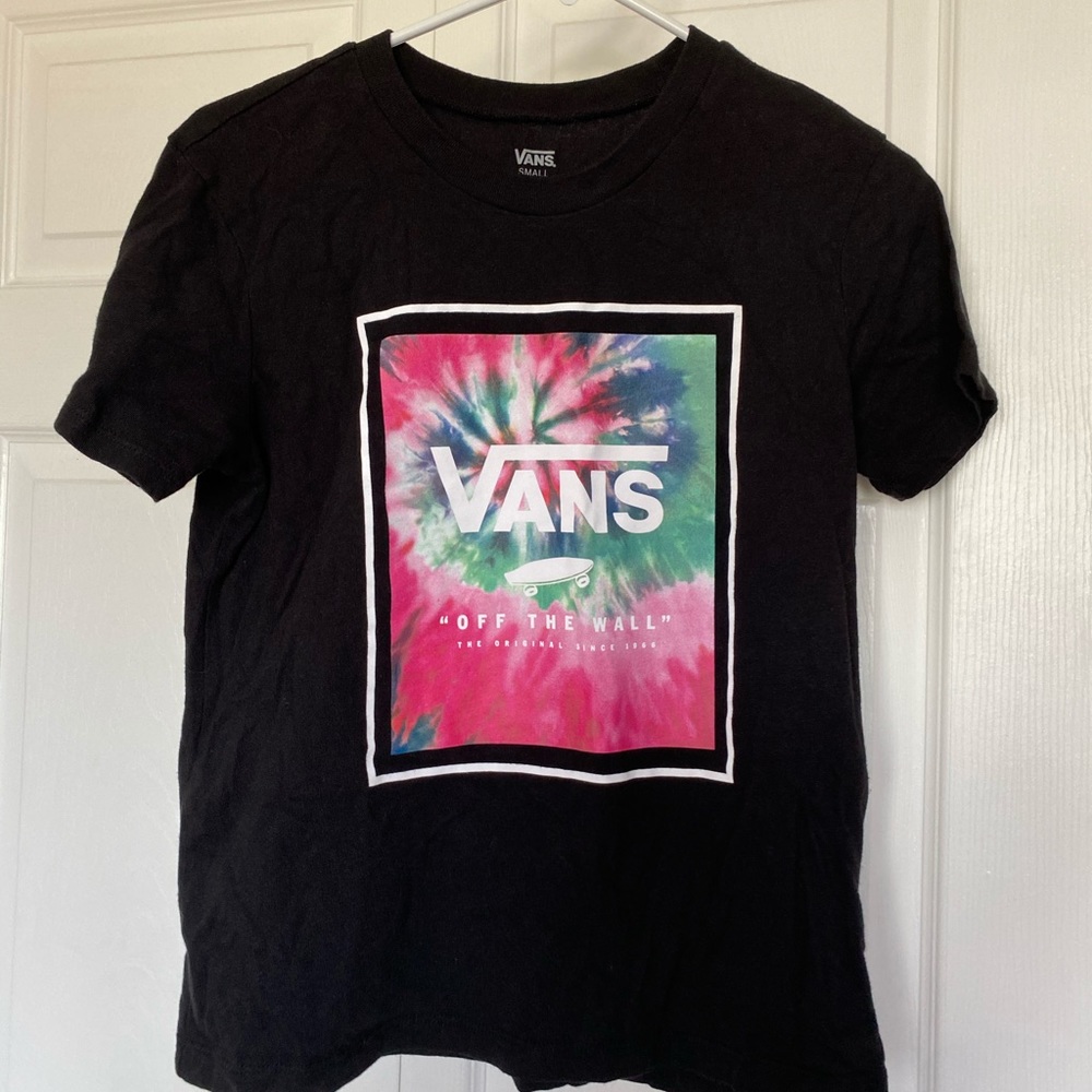 Vans tie dye tshirt